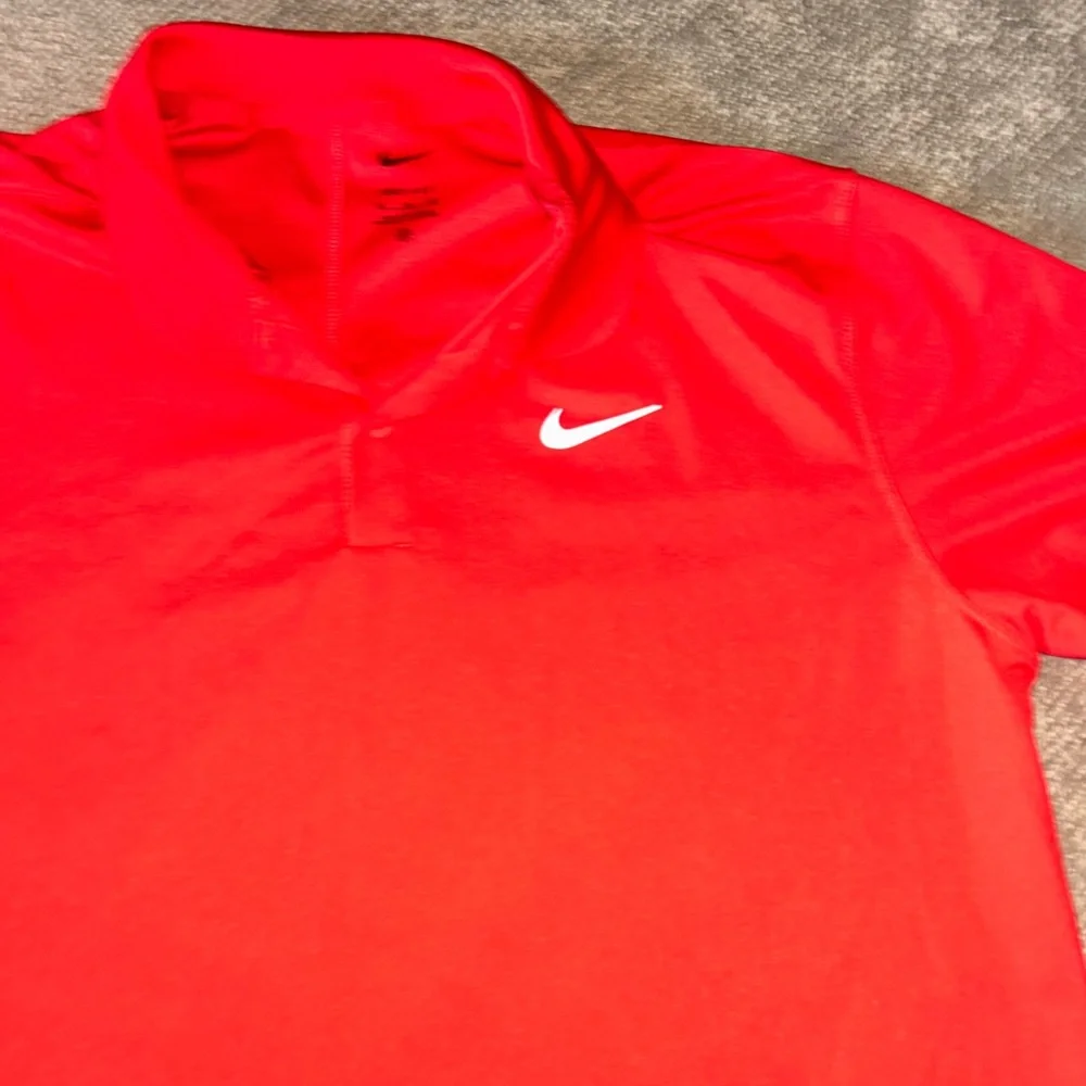 Nike Dri-Fit Red Polo Shirt